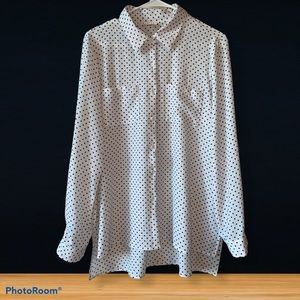 Classic Polka Dot Button Down